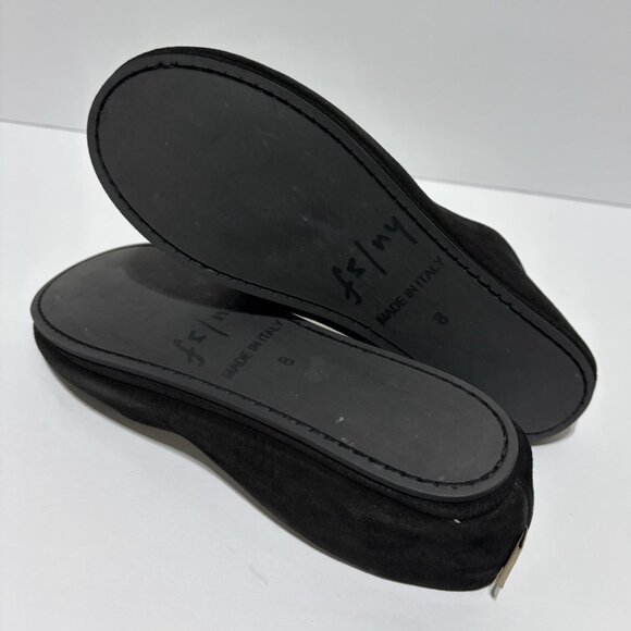 French Sole Women’s Sloop, Black Suede Slip-On Shoes, Size 8 M - Picture 5 of 6